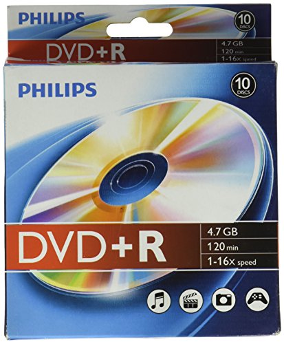 Philips DR4S6B10B/17 DVD+R 16X 10PK PEG BX