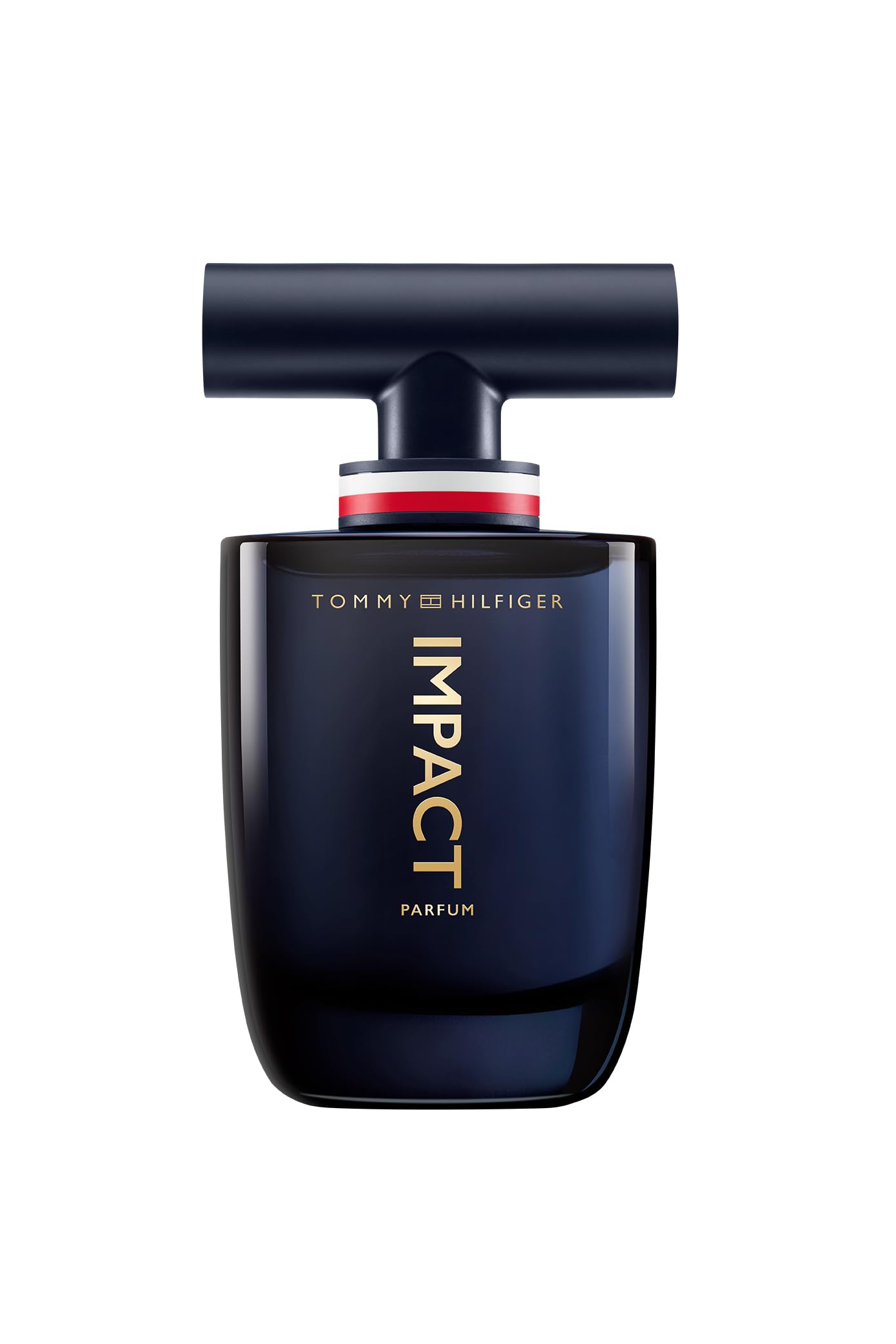 Tommy Hilfiger – Tommy Impact Parfum 100ml – Herren Parfüm – Holziger Amberduft – Holzige und bernsteinfarbene Noten – Intensiver blauer Glasflakon
