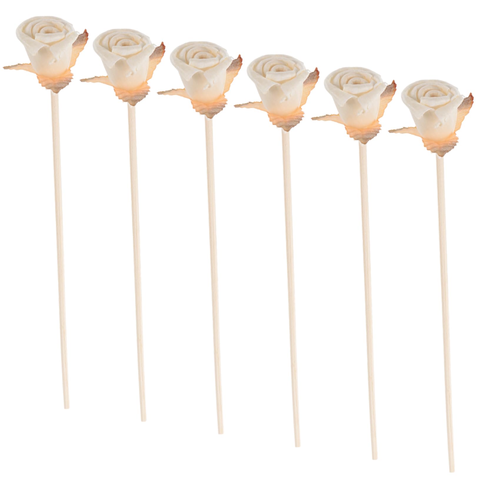 STOBAZA 30stücke Duftstäbchen Rosendesign Aromatherapie Diffuser Für Ätherische Öle Dekorative Raumduftstäbchen Für Bad Schlafzimmer Und Wohnzimmer Ohne Flamme Sicher Und Stilvoll