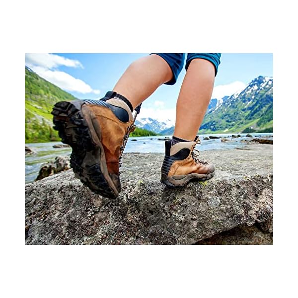 FEIDEER Men's Hiking Walking Socks, Multi-Pack Wicking Cushioned Outdoor Recreation Hiking Socks - Image 5