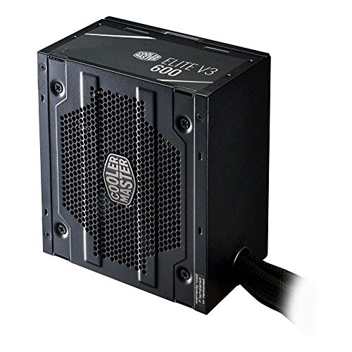 Fonte Cooler Master Elite V3 Full Range 600W (sem cabo de força), PFC Ativo
