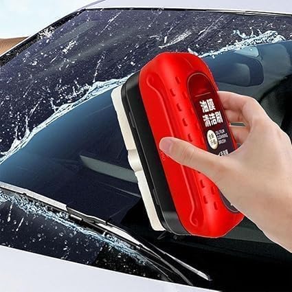 LEELICHI Oil Film Cleaning Brush for Windshield, Car Glass Cleaner Tool with Foam, Removes Oil Film & Dirt, Enhances Visibility, Hydrophobic Coating, Anti-Fog, Streak-Free Finish-image-29