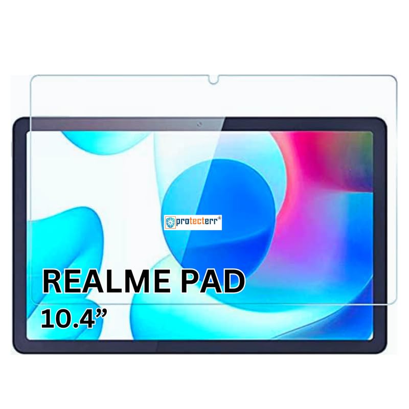 PROTECTERR | 1 Pack | Screen Protector Guard for Realme Pad 10.4 inch - Ultra-Thin, HD Clear, 9H Hardness, Anti-Scratch, Bubble Free, Edge-to-Edge Easy Install (Not Tempered Glass) (B0DFTN8STK) Amazon Price History, Amazon Price Tracker