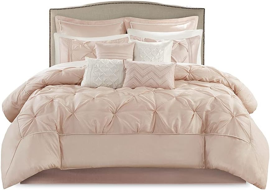 Gracie Mills Steele 24-Piece Faux Silk Polyoni Tufted Room in a Bag