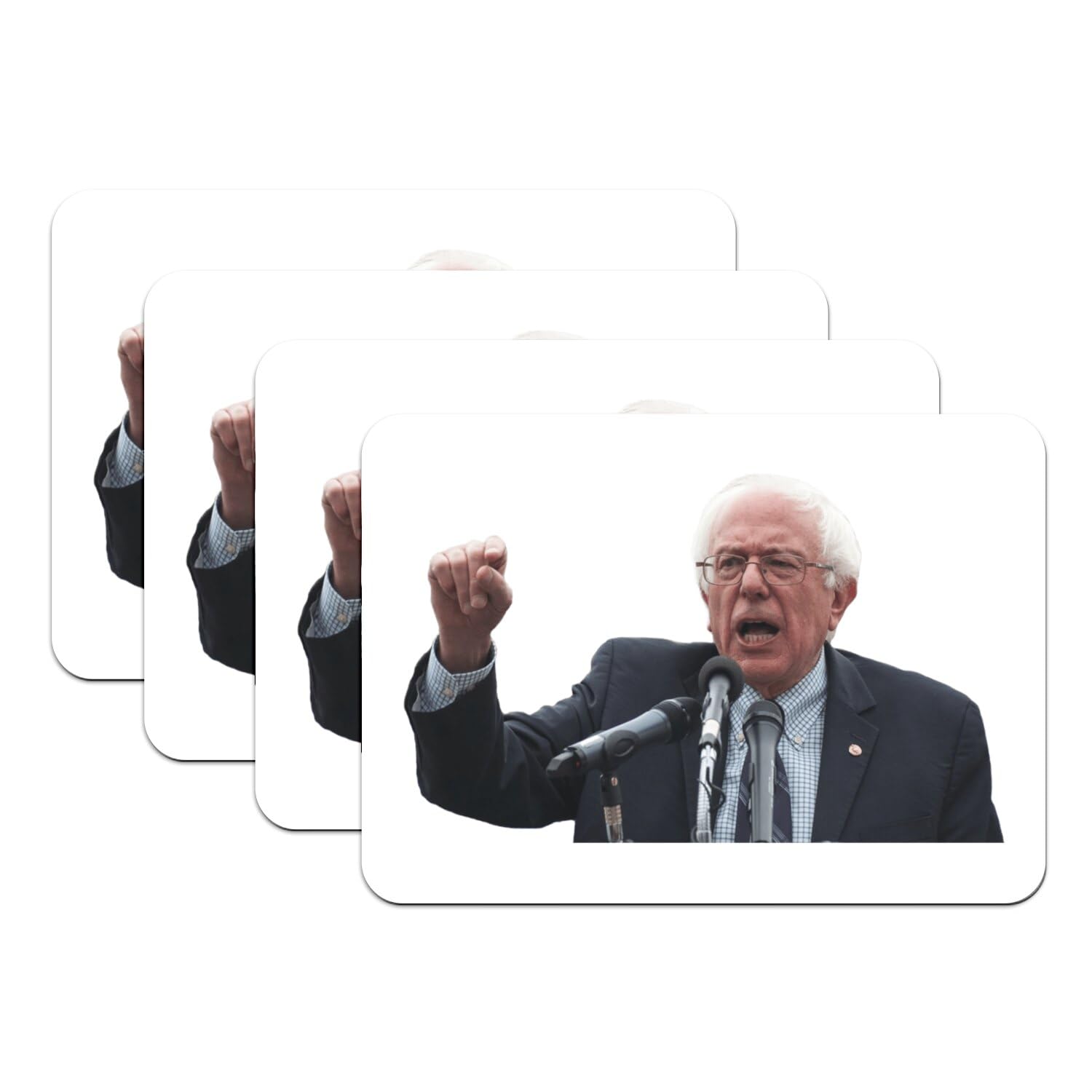 Sets de table en caoutchouc Bernie Sanders pour animer vos repas entre amis