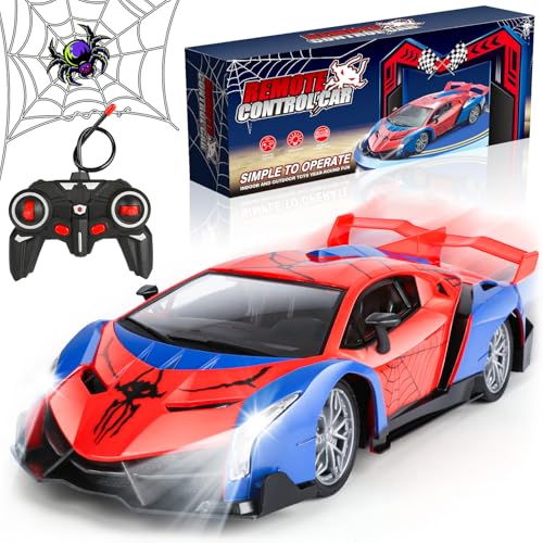 Lista de Carros del mes. 49 Carro de Control Remote para Niños, Juguete de Coche de Carreras para Niño de 3-8 Años, Juguete de Carro con Luces y Mando, Regalos para Niños Cumpleaños Navidad de 3 4 5 6+...