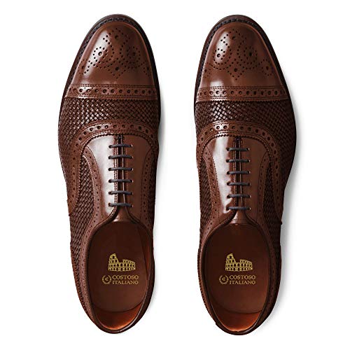Costoso-Italiano-Flat-Feet-Wigan-Mens-Brown-Leather-Casual-Slip-On-Buckle-Double-Monk-Strap-Boots