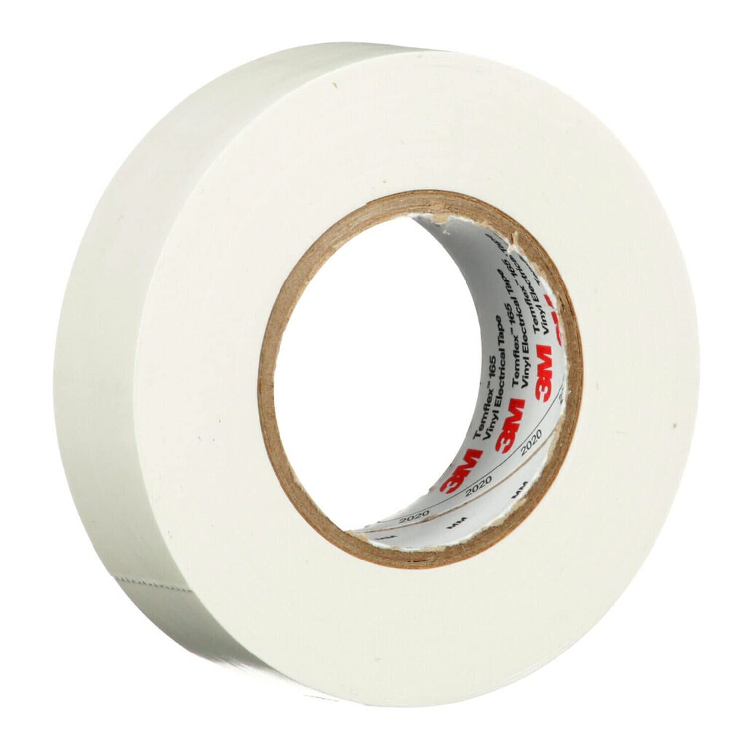 3M Temflex de ruban adhésif en vinyle 165 blanc 15 mm x 10 m, 100 rouleaux