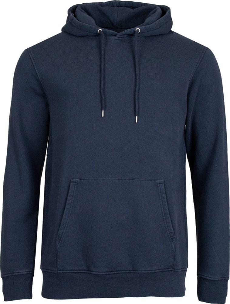 Colorful Standard Unisex Bleu Hoodie Classic Organic Navy Blue