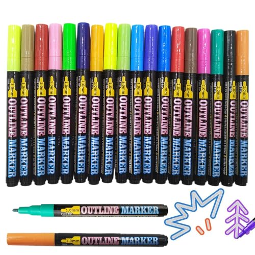 Marqueurs de couleur ensemble de stylos de peinture opaques pointe en fibre outil de croquis