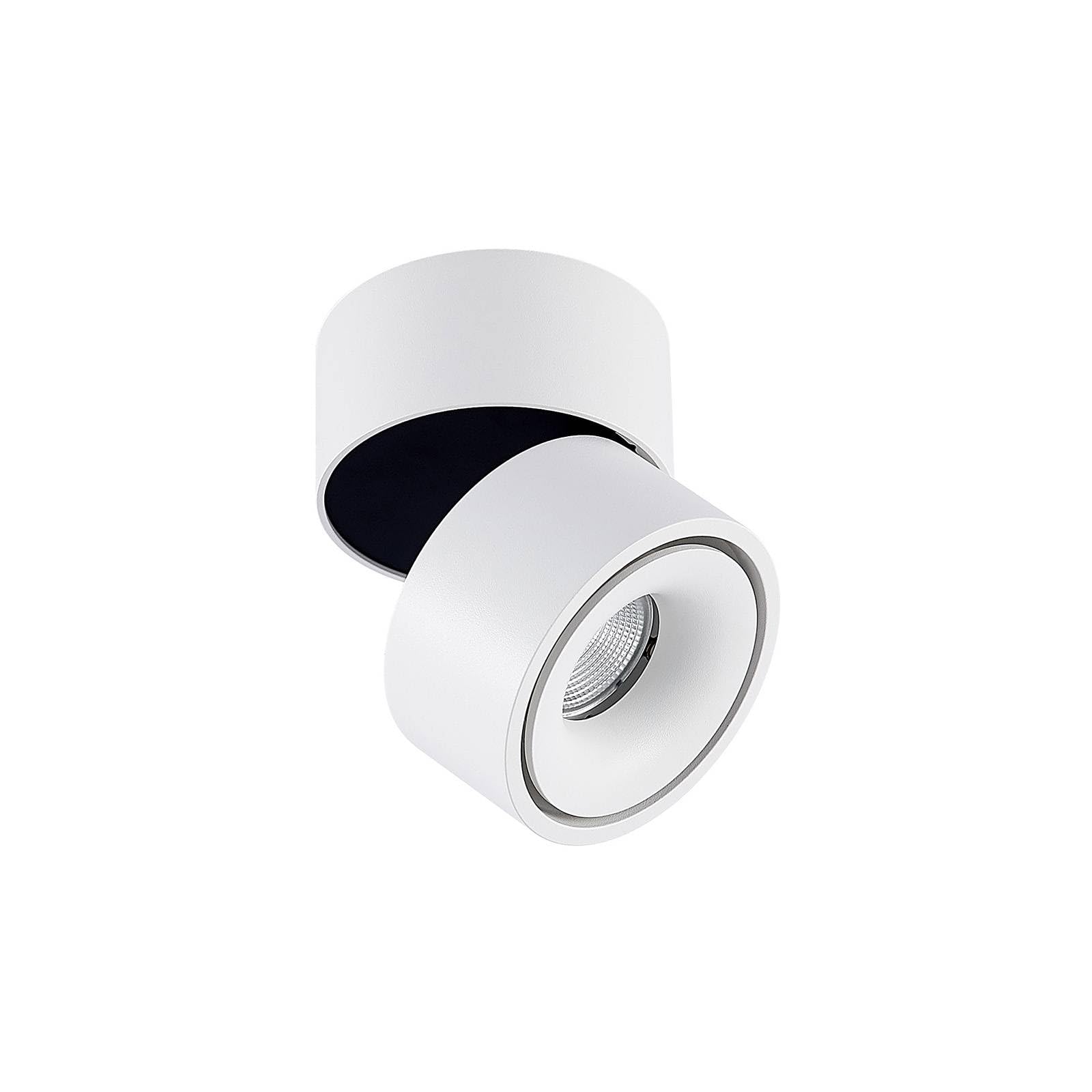 Arcchio LED Ceiling Light Rotari dimmable (Modern) in White Made of Aluminium for e.g. Hallway (1 Light Source,) from floodlight, Spotlight