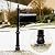 Thyle Vinyl Post Trim Vinyl Post Skirt Post Base Adjustable Vinyl Fence Post Black Color PVC Post Cover for 3 to 6 Inch Wood Vinyl Post Hand and Stair Rails (4 Pcs)