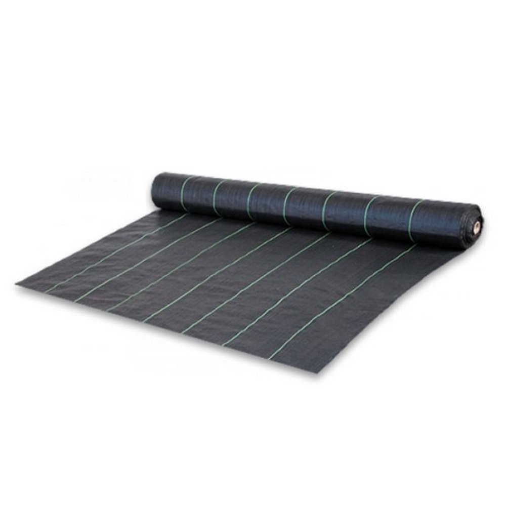 Bradas at9411100 pavimento tessuto erbaccia Schermo in tessuto non tessuto, 1,1 x 100 m, 90 G/M2, Nero, 110 x 80 x 80 cm