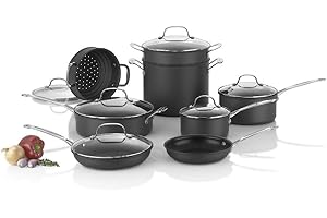 Cuisinart Chef's Classic Nonstick Hard-Anodized 14-Piece Cookware Set