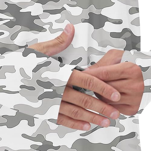 Camo Hoodie for Men Lightweight UPF 50+ Sun Protection Hooded Shirts with Neck Gaiter UV Rash Guard Fishing Sun Shirt4