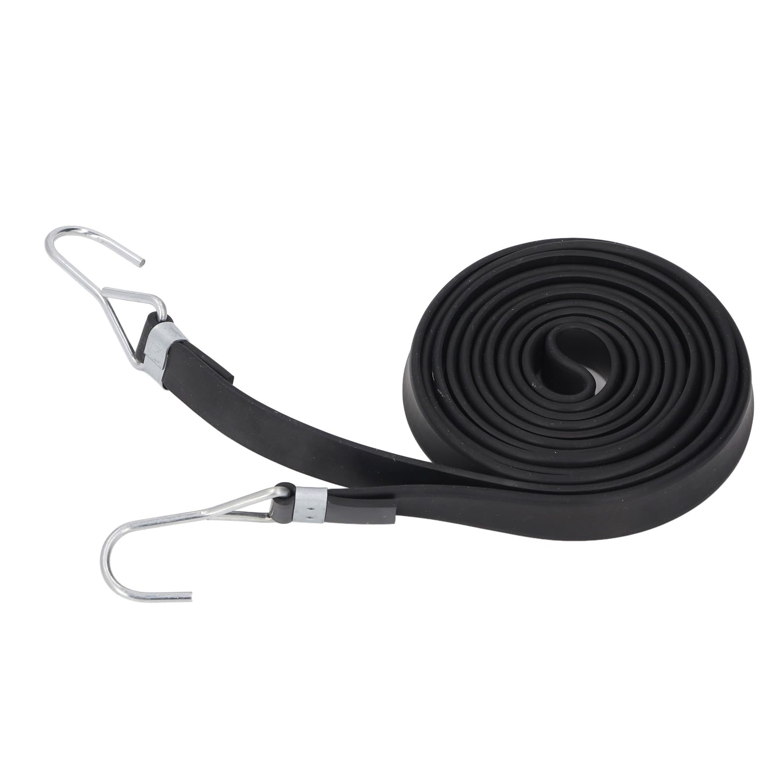 Corde Elastiche, Cinghia in Gomma Resistente con Ganci, Regolabile 2 Cm per Progetti all'aperto e Bagagli (3,5 milioni)