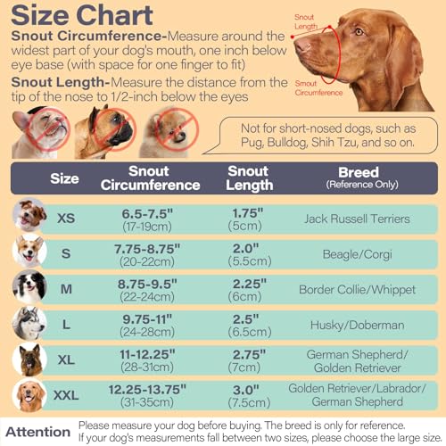 Luckypaw M0223 Dog Muzzle For Large Medium Small Dogs thumb #1