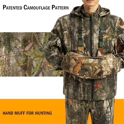 NEW VIEW Hunting Hand Warmer Pouch, Camo Hands Muff for Men Women, Gifts for Hiking Camping Fishing Outdoor