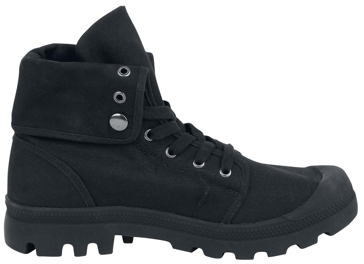 Brandit Military Canvasboot High Unisex Stivali Nero