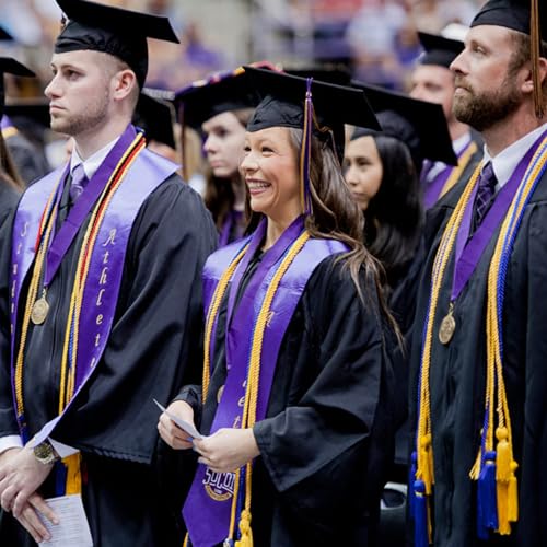 Image of Graduation Honor Cords Gold Graduation Cords with Tassels, 67 inch Long for Graduation Students