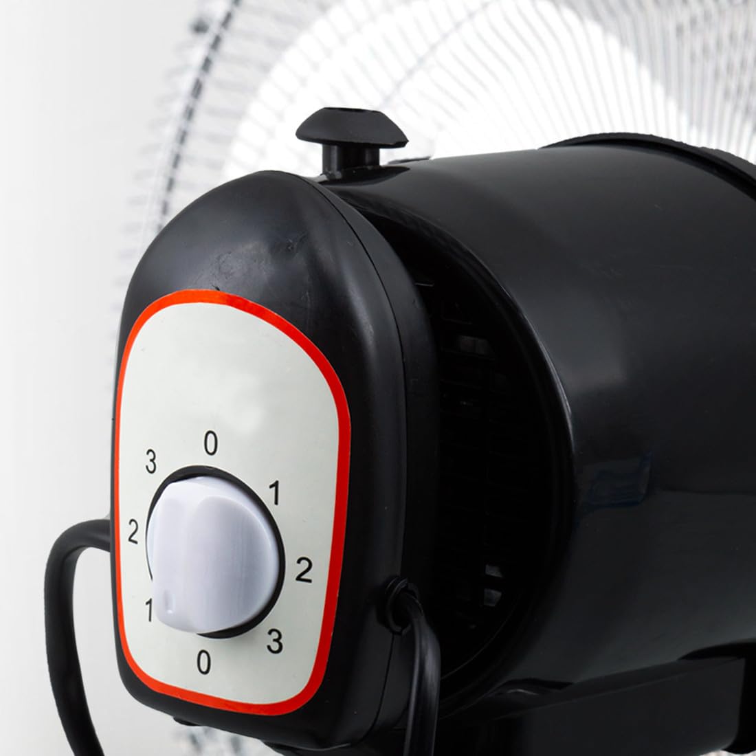 Mediawave Store - Ventilatore a Piantana Potente, Diametro 50cm, Ventilatore a Piantana 3 in 1, Ventilatore da Tavolo, da Parete, Potenza 50W, 3 Velocità, 5 Pale, Cromato