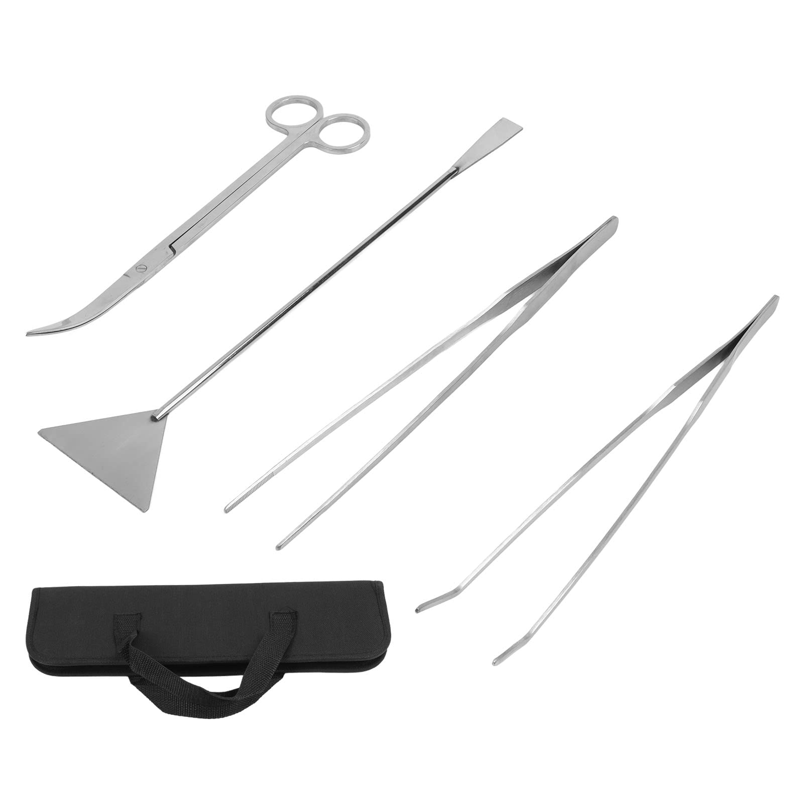 Kit d'outils pour aquarium aquascape pour coupe de plantes aquatiques et entretien du sol