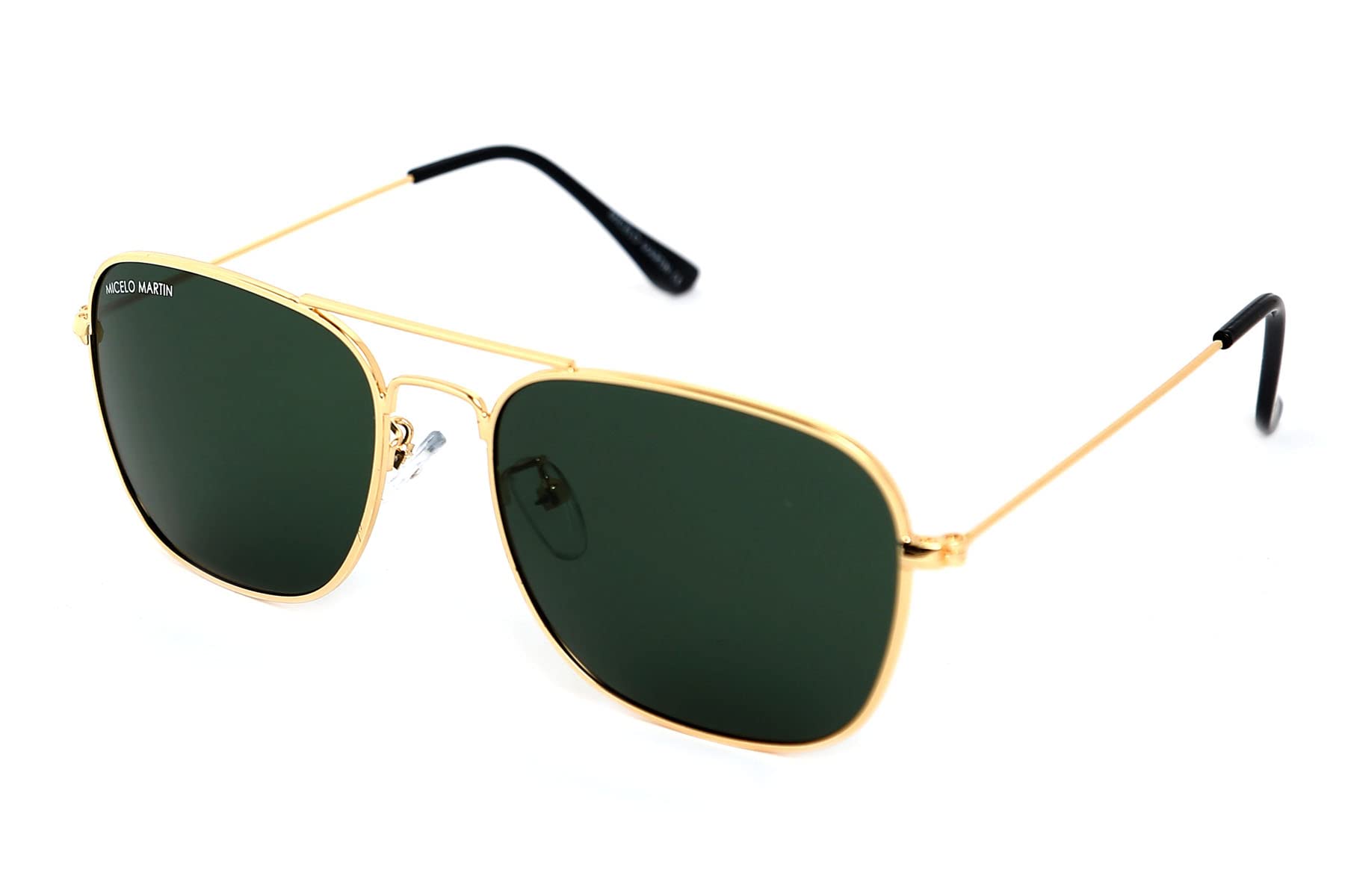 Micelo Martin Stylish Sunglasses, Caravan Sun Glasses For Men And Women, Goggles with Anti Glare Lens Polarized 100% UV Protection, Trendy Unisex Summer Smart Eyewear, Gift Accessories