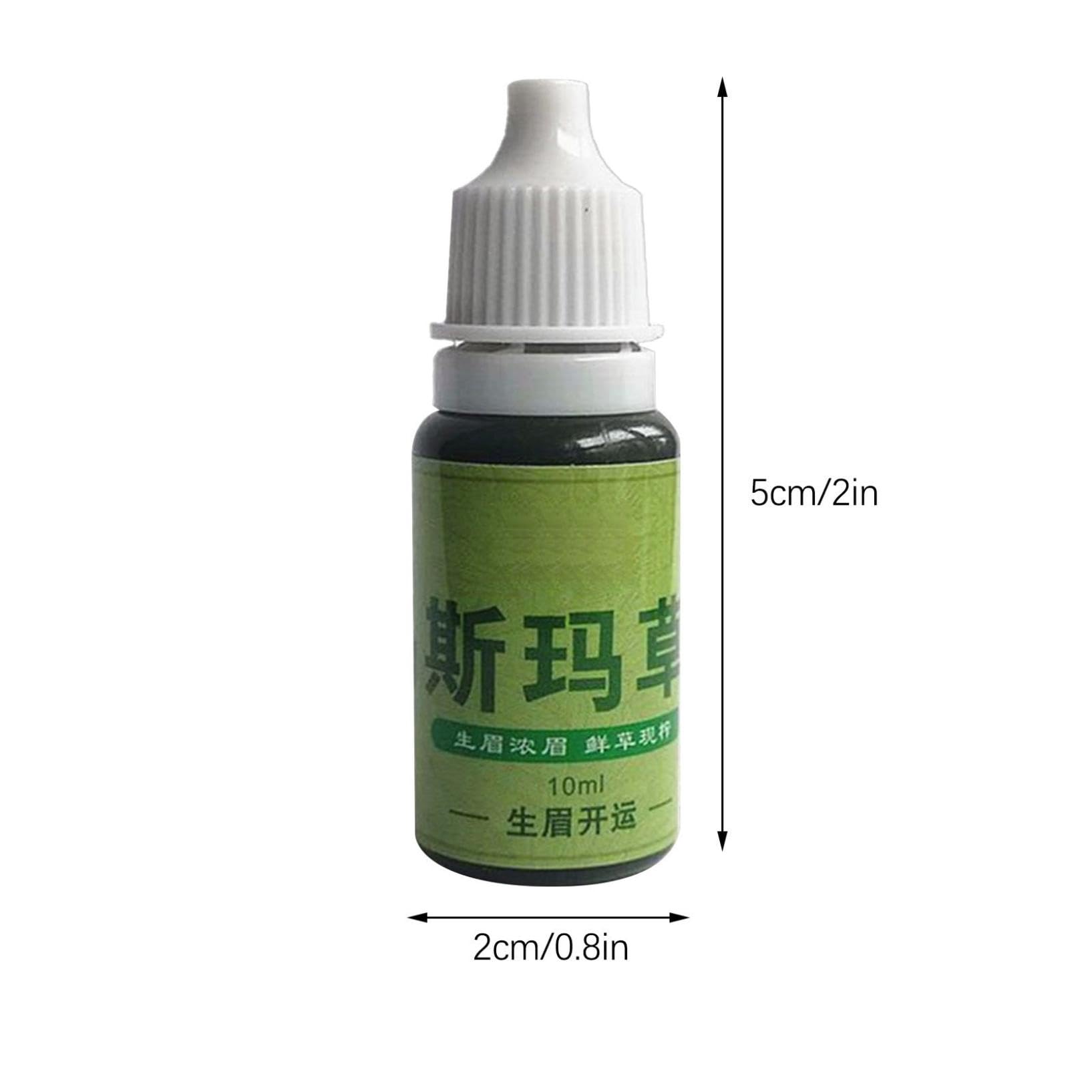 Ekstrakt z trawy Usma z Xinjiangu, serum do wzrostu brwi, pielęgnacja trawy Usma, płyn do wzrostu rzęsek do grubych brwi, długich rzęs, wzrostu brody i pełnej linii włosów (1 sztuka)