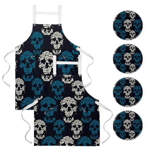 Tablier de cuisine contre les taches, protection pour le travail de bistrot et bar