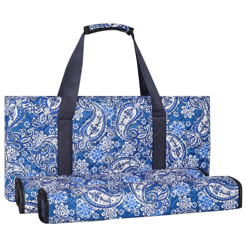 Bolsa suave azul para Mahjong americano con dos fundas