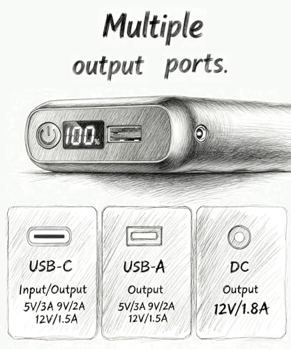 Batería para Chaqueta Calefactable 18400 mAh 12V miniatura 3