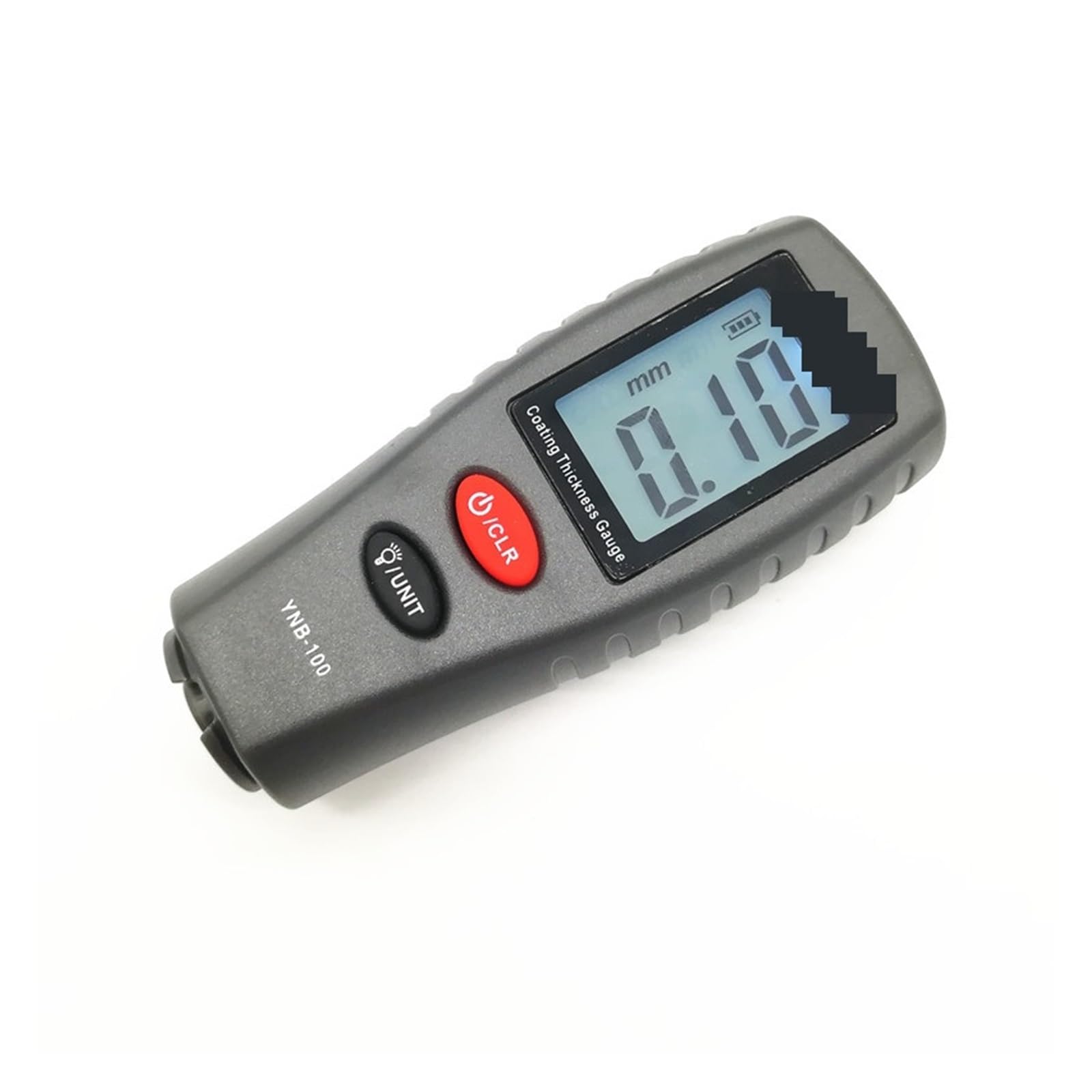 Miernik grubości lakieru 20ps cyfrowy Mini miernik grubości lakieru samochodowego Tester z podświetleniem YNB-100 | Blue With Battery