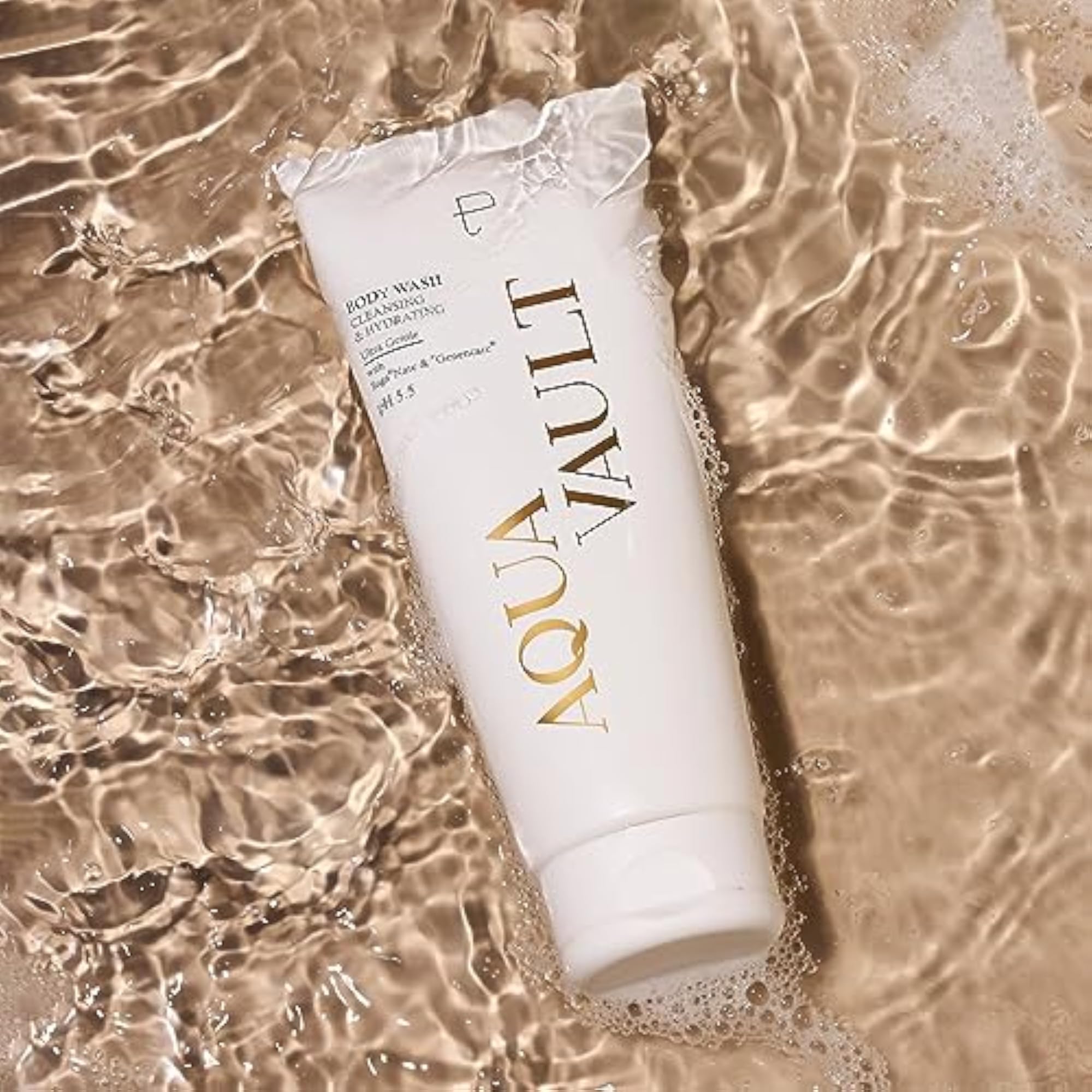 Aquavault Gentle Body Wash, Vanilla Fragrance