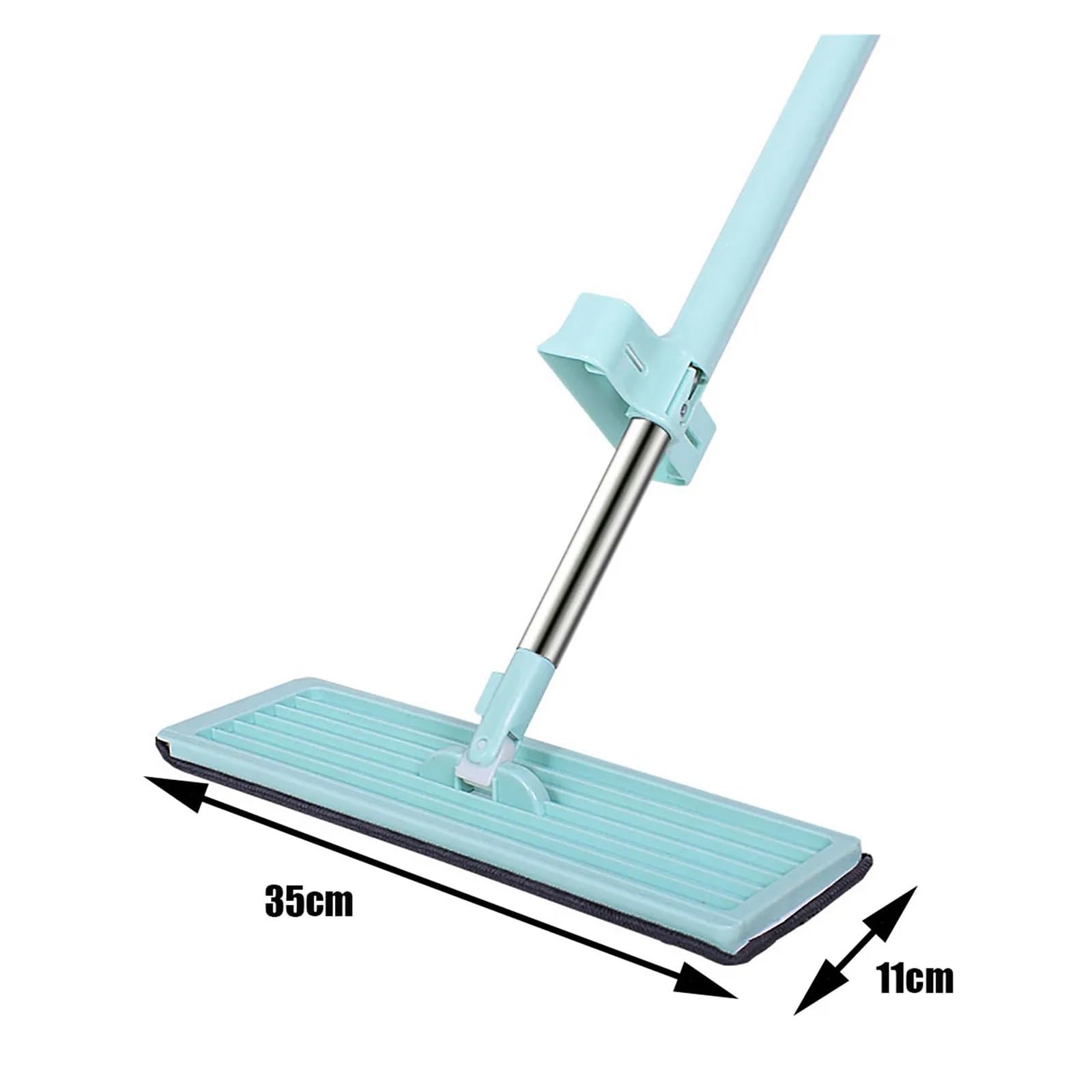 Trapeador Plano de Microfibra EST. Trapeador de Piso de Limpieza Manos Libres con Almohadillas Lavables Trapeador Perezoso Herramientas de Limpieza for el hogar