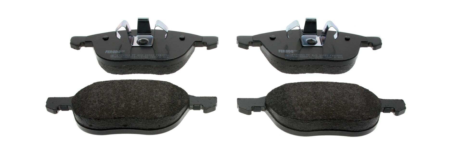 FERODO Kit pastiglie freni Anteriore non predisposto per visualizzazione avviso usura senza accessori FDB1594 Compatibilità con FORD Focus II Hatchback DA, HCP, DP FOCUS III C-MAX DM2 Focus C-Max DM2