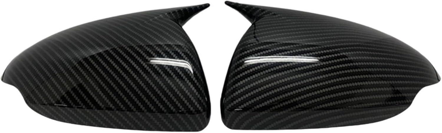 Cover Wing Cap Exterior Door Rear View mirror cover Car Accessories Compatible For Hyundai IONIQ 2016-2022 Horn Car (Carbon Look)