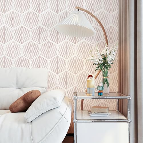 Image of MelunMer Modern Peel and Stick Wallpaper Boho Contact Paper 17.3''x393''
