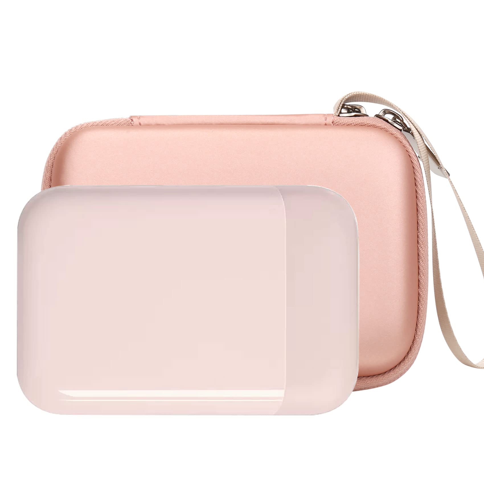 Khanka Hart Tasche Kompatibel mit Liene 2x3 Fotodrucker Smartphone Mini Drucker.(Rose – Bild 4