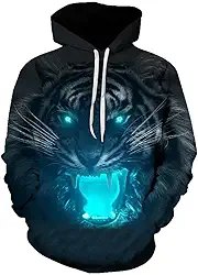 Camisola Com Capuz Com Impressão 3d Colorida Para Homens/mulheres