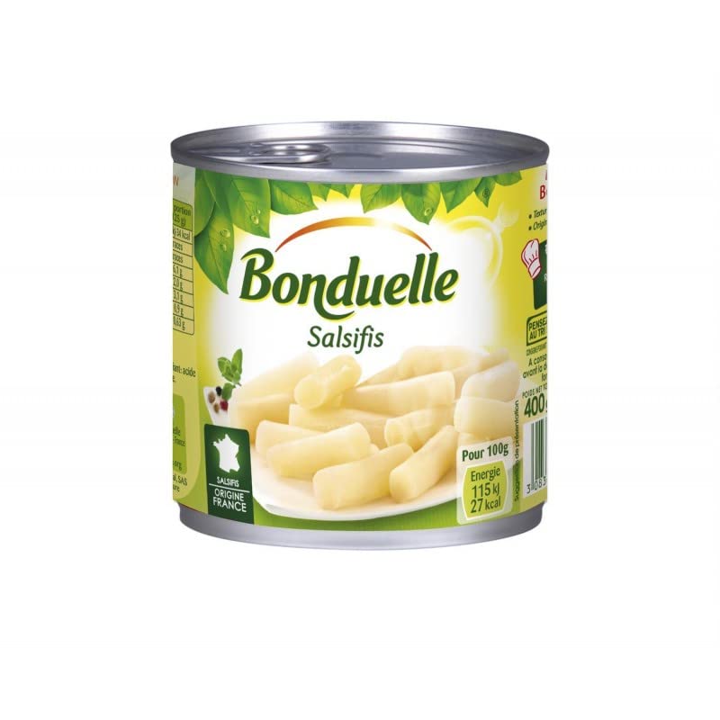 Bonduelle Salsifis 250g, une conserve de légumes savoureuse et saine pour vos repas - Epicerie salée - Lot De 4 - Vendu Par Lot