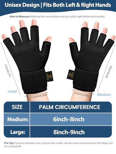 Image of highco Compression Hand ICE Pack Glove for Arthritis Pain Relief Adjustable Wrist Strap ICE Pack Wrap for Hand and Fingers,Cooling ICE Packs Glove for Women and Men,Tendonitis, Swelling