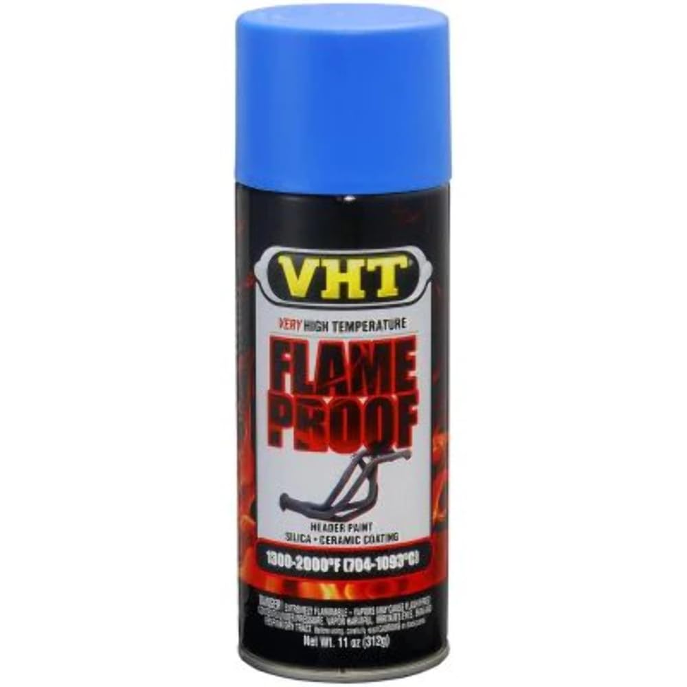 VHT SP110 FlameProof Coating Flat Blue Paint Can - 11 oz.