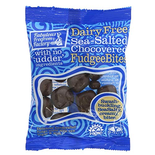 Fabulous Free From Factory Chocovered S/Salt Fudgee Bites 65g (Pack of 12)