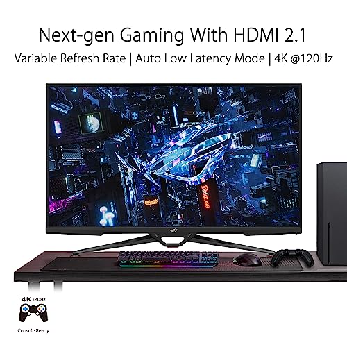 Image of ASUS ROG Swift 38 inch 4K HDMI 2.1 HDR DSC Gaming Monitor (PG38UQ) - UHD (3840 x 2160), 144Hz, 1ms, Fast IPS, G-SYNC Compatible, Speakers, FreeSync Premium Pro, DisplayPort, DisplayHDR600, 98% DCI-P3