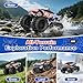 TOZDTO Remote Control Car, Amphibious Monster Truck Toys for Boys RC Cars, 2.4 GHz Waterproof RC Trucks, 1:18 4WD All Terrain Off-Road Pickup, Cool Christmas Birthday Ideas Gifts for Kids 6+ Year Old