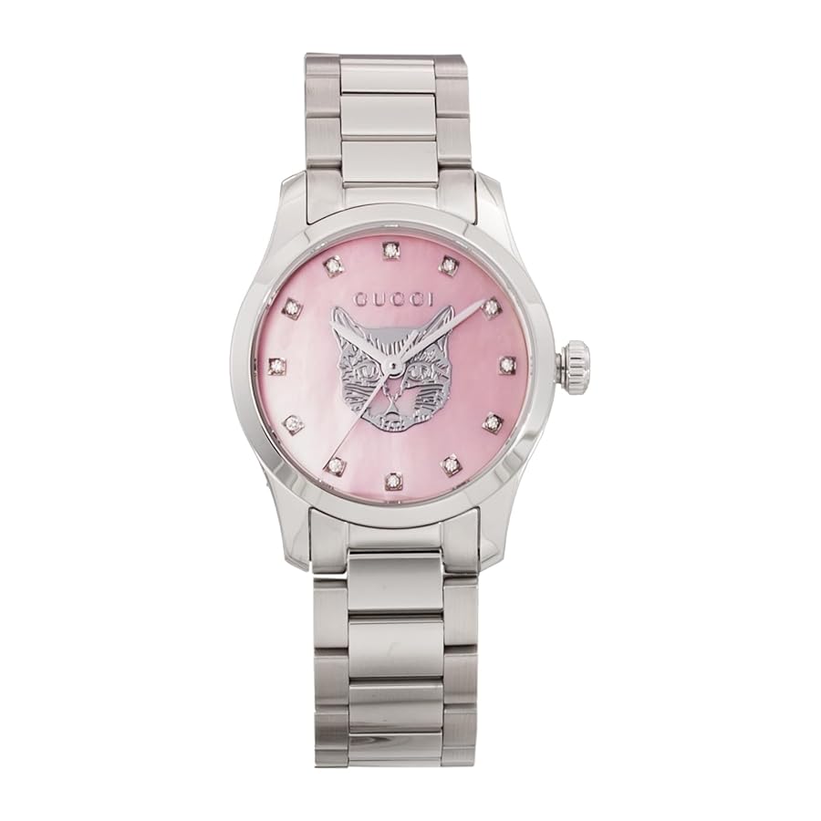 GUCCIタイムレスクオーツメンズ　レディースピンク文字盤126.4 G-Timeless グッチ GUCCI メンズ 時計 G-TIMELESS Gタイムレス