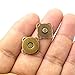 25 Sets Bronze Sew in Magnetic Bag Clasps Button Snaps Tone Purse Great for Closure Handbag Clothes Sewing Craft No Tools Required Plum Blossom 14mm (Bronze)