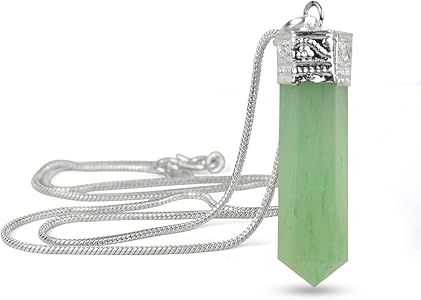 アクセサリー rikku Reiki Crystal Products AAA Certified Natural Green Jade Pendant