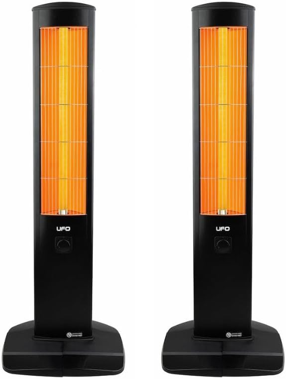 Calefactor Eléctrico Portátil Radiante 1500W 120V con Termostato