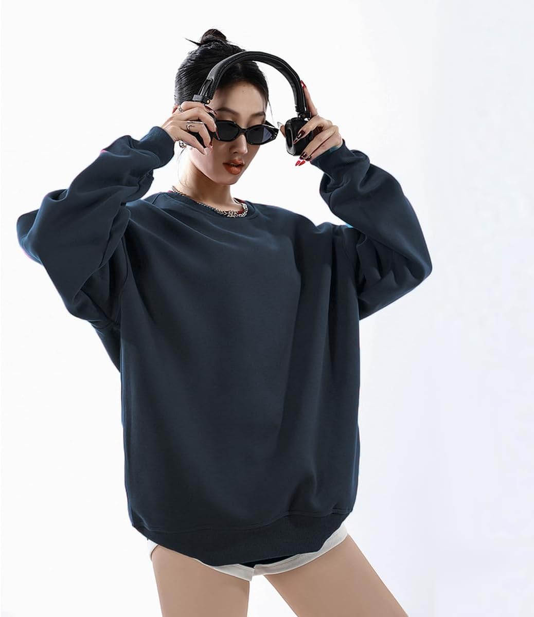 Women's Oversized Sweatshirt-Long Sleeve Fashion Tops,Clothing,for Hoodies Blouses,Sudaderas para mujer en oferta - Image 3